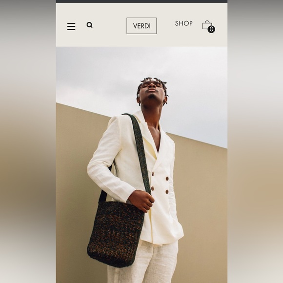 One of a kind handmade Verdi bag made of alpaca, copper and silk, from Colombia - Picture 4 of 8